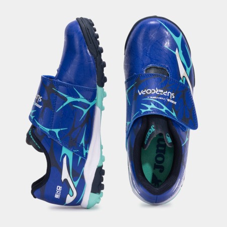 JOMA SUPER COPA 2504 Scarpe da Calcetto Bambino Royal Blue Turf