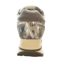 W6YZ  DEVA W 2017405 43 Sneakers Donna Platform Stringate White Grey Silver 2