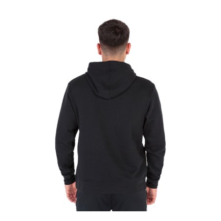 Joma 102108 001 Montana Felpa Uomo in Cotone Felpato con Cappuccio Nero