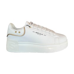 MARC ELLIS FW25/6001 SINTRA Sneakers Donna Stringate White/Gold