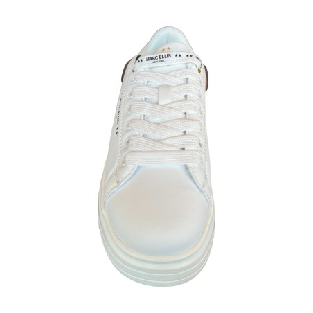 MARC ELLIS FW25/6001 SINTRA Sneakers Donna Stringate White/Gold