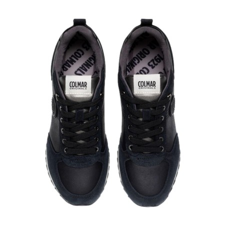 COLMAR TRAVIS PUNK 035 Sneakers Donna Platform Stringate Black