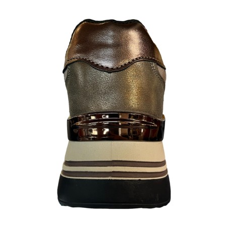  Renato Balestra  ZS09 Sneakers Donna Platform Stringate Bronzo