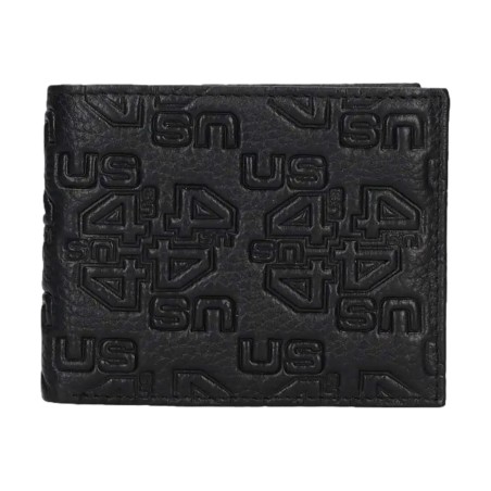 Paciotti 4 US 10482 Portafogli Uomo con Porta Monete Vera Pelle Black