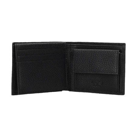 Paciotti 4 US 10482 Portafogli Uomo con Porta Monete Vera Pelle Black