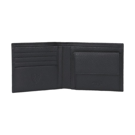 Paciotti 4US 10195 Portafogli Uomo con Porta Monete Vera Pelle Black