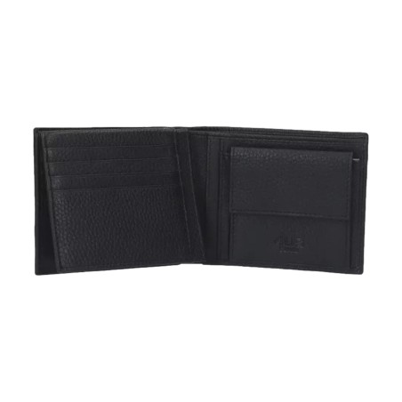 Paciotti 4US 10472 Portafogli Uomo con Porta Monete Vera Pelle Black