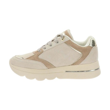 Solo Soprani SSW522P02 BARBARA Sneakers Donna Stringate Nabuk Beige