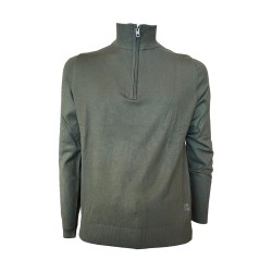 Urban Ring  UR9100008 Maglione Uomo Mezza Zip Viscosa Militare