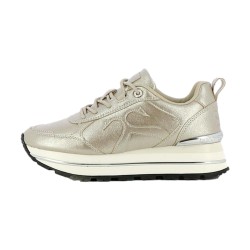 Solo Soprani SSW523P03 PREMIUM Logo Sneakers Donna Stringate Platino