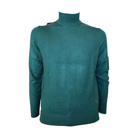 Urban Ring UR9100002 Maglioncino Uomo Mezzo Collo Viscosa Verde