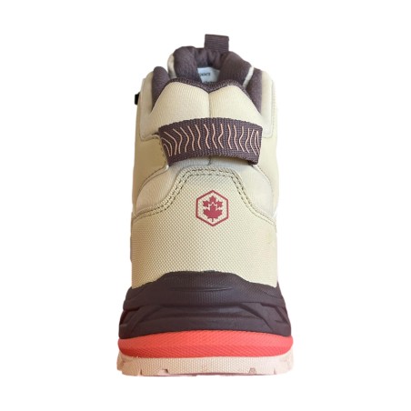 Lumberjack 102243470 SANI Sneaker Hi Trekking Donna Stringate In Tessuto Waterproof Beige Brown Pink