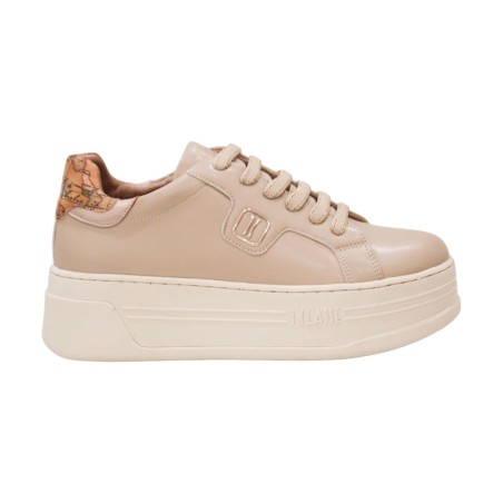 Alviero Martini 1a Classe Z1209  Sneaker Platform Stringato Donna Beige