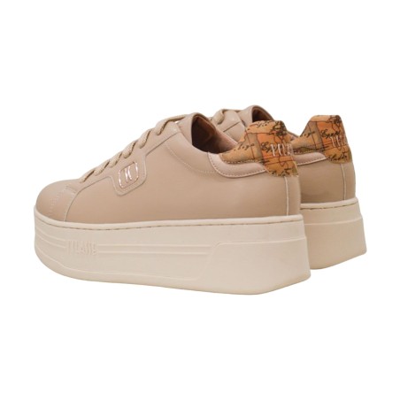 Alviero Martini 1a Classe Z1209  Sneaker Platform Stringato Donna Beige