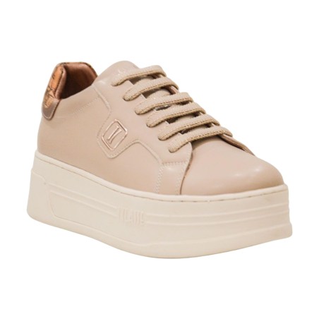 Alviero Martini 1a Classe Z1209  Sneaker Platform Stringato Donna Beige