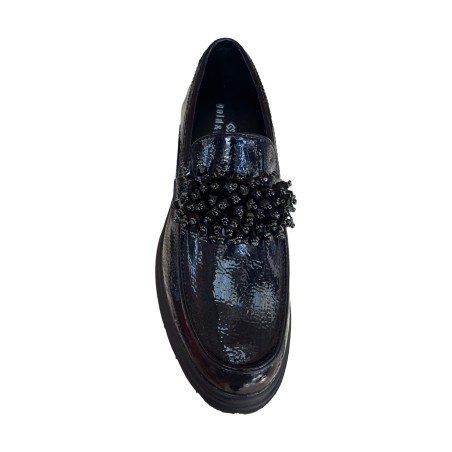 Gold & Gold GB991 Scarpe Donna Mocassini Con Accessorio Blu