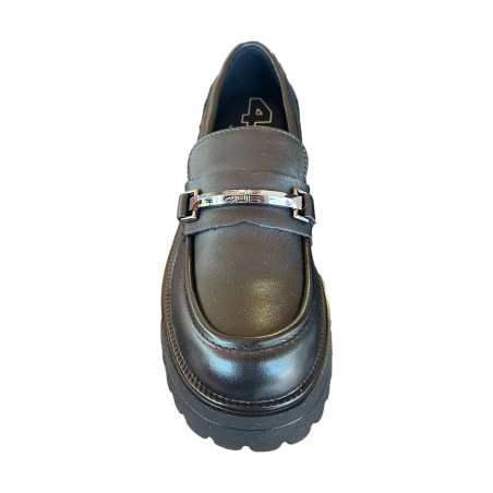 Paciotti 4US 4BV 132 Mocassini Platform Donna Con Accessorio Nero