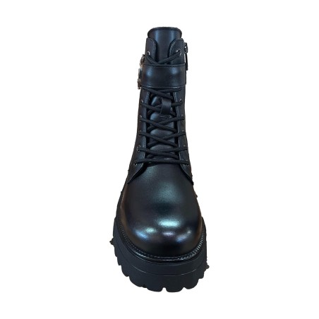 Paciotti 4US 4BV 134 Stivaletti Anfibi Donna Platform Nero