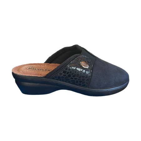 POLYFLEX 540.05 Ciabatte Donna Made in Italy Nero