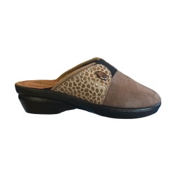 POLYFLEX 540.05 Ciabatte Donna Made in Italy Tortora