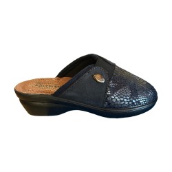 POLYFLEX 545.05 Ciabatte Donna Made in Italy Blu