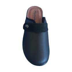 POLYFLEX 587 05 Ciabatte Donna Made in Italy Con Strappo Nero 2