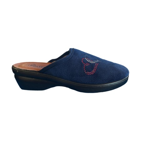 POLYFLEX 600 05 Ciabatte Donna Made in Italy BLU