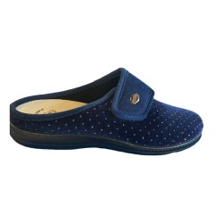 POLYFLEX 6061 Ciabatte Donna Made in Italy Blu