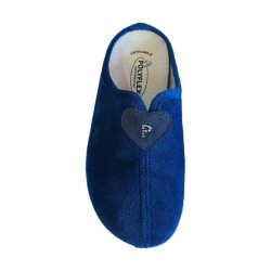 POLYFLEX 6083 Ciabatte Donna Made in Italy BLU 2