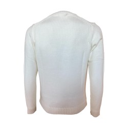 Urban Ring UR 9100014 Maglione Uomo Girocollo Bianco Latte 2