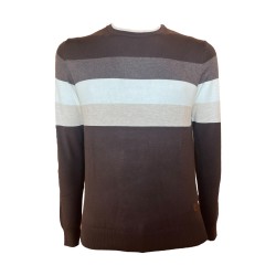 Urban Ring UR9100046 Maglioncino con Fantasia Uomo Girocollo Viscosa Moro