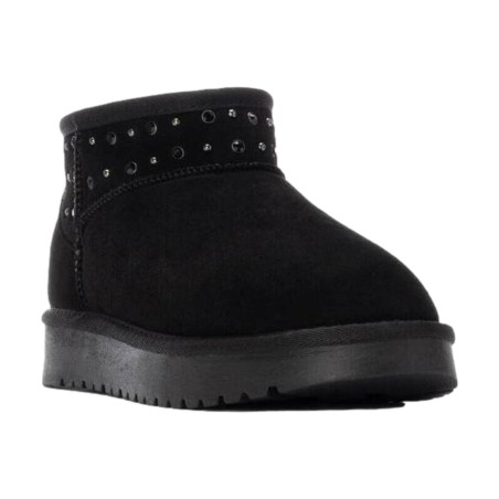 XTI 144603 Stivaletto Donna Basso Con Borchie Nero