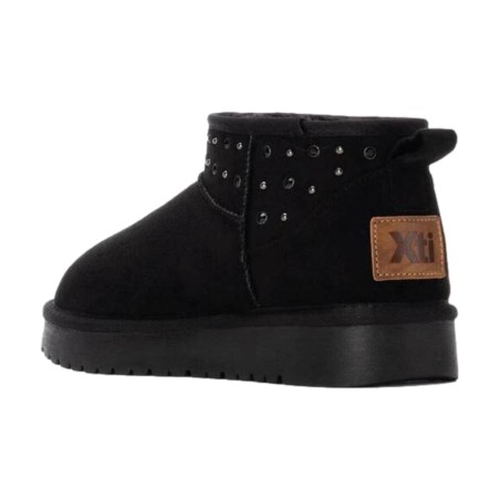 XTI 144603 Stivaletto Donna Basso Con Borchie Nero