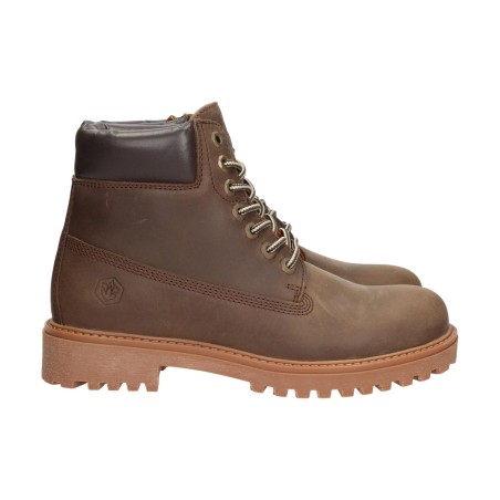 Lumberjack 102217663 RIVER 2 Anfibi Uomo  In Vera Pelle Marrone