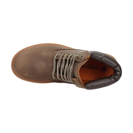 Lumberjack 102217663 RIVER 2 Anfibi Uomo  In Vera Pelle Marrone