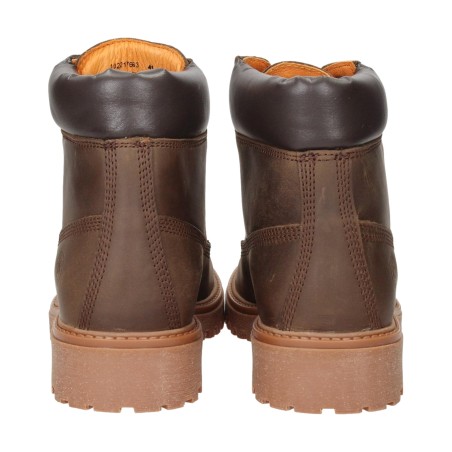 Lumberjack 102217663 RIVER 2 Anfibi Uomo  In Vera Pelle Marrone