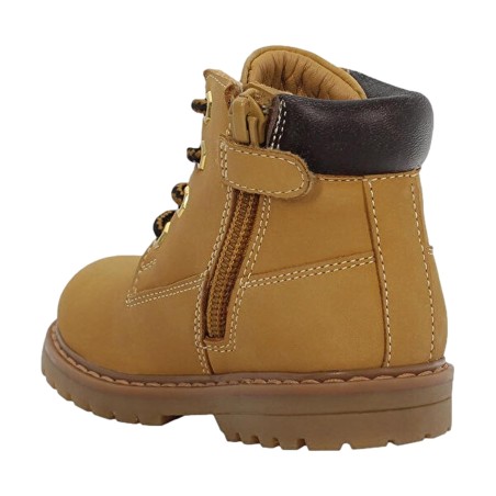 Lumberjack RIVULET 102226802 Stivaletti Stringati Bambino con Zip Yellow