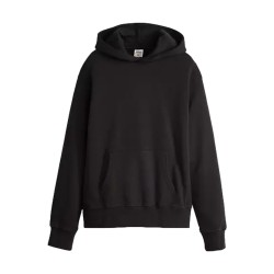 Levi's A8435-0019 THE AUTHENTIC HOODIE Felpa Uomo Con Cappuccio Black