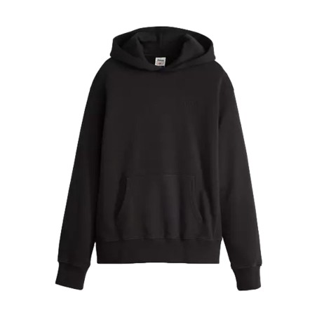Levi's A8435-0019 THE AUTHENTIC HOODIE Felpa Uomo Con Cappuccio Black