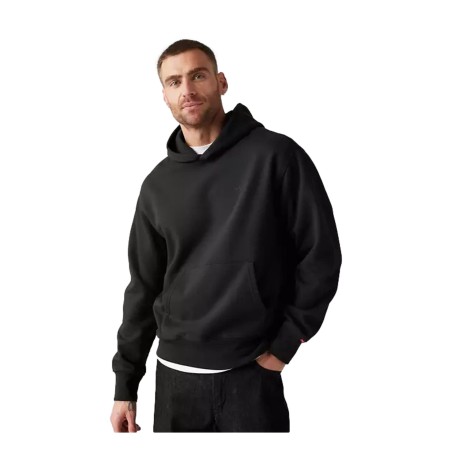 Levi's A8435-0019 THE AUTHENTIC HOODIE Felpa Uomo Con Cappuccio Black