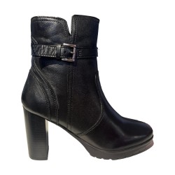 Riposella DALIA I WB03BX Stivaletto Donna Con Zip Laterale Nero