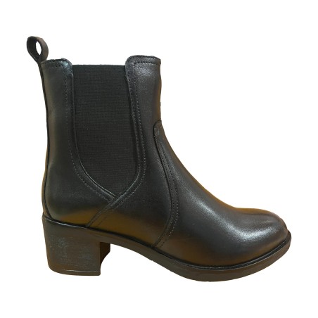 Riposella AIDA I WB00BX Stivaletto Donna Con Zip Laterale Nero