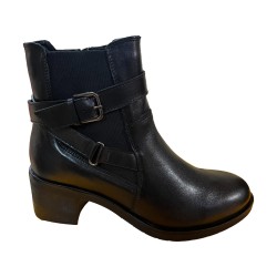 Riposella AIDA I WB01BX Stivaletto Donna Con Zip Laterale Nero