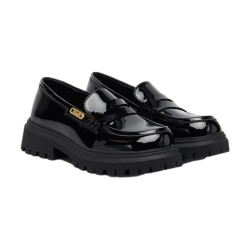 LIU JO 4F5021 WANDA 09 Mocassino Girl in Vernice Black 2