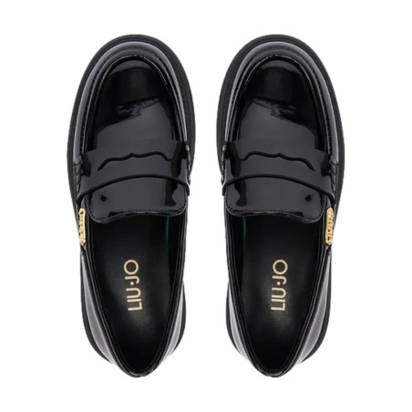 LIU JO 4F5021 WANDA 09 Mocassino Girl in Vernice Black