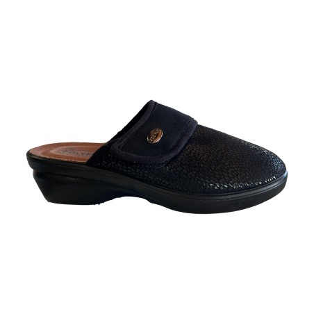 POLYFLEX 539.05 Ciabatte Donna Made in Italy Con Strappo Nero