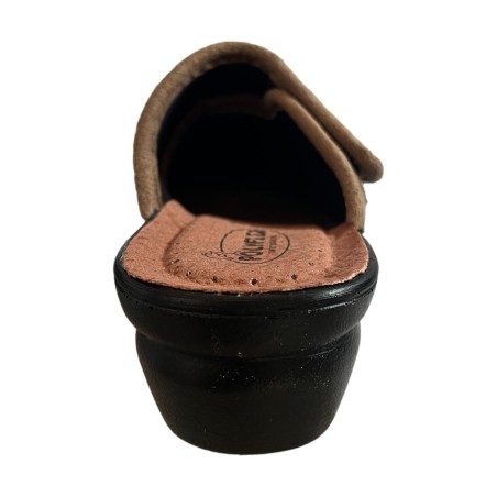 POLYFLEX 539.05 Ciabatte Donna Made in Italy Con Strappo Tortora