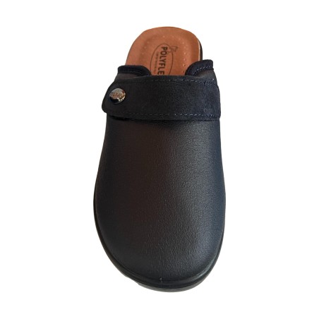 POLYFLEX 587 05 Ciabatte Donna Made in Italy Con Strappo Blu