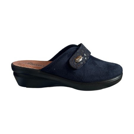 POLYFLEX 588.05 Ciabatte Donna Made in Italy Con Strappo Blu