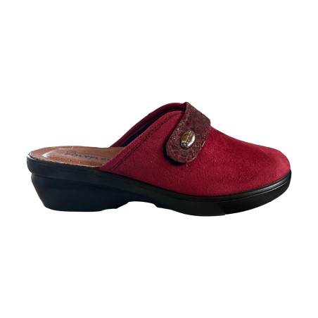 POLYFLEX 588.05 Ciabatte Donna Made in Italy Con Strappo Bordeaux
